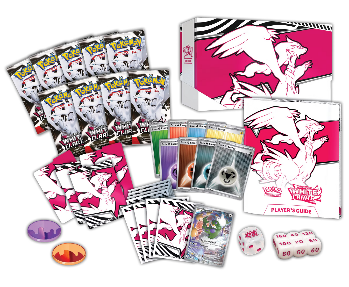 White Flare Elite Trainer Box (ETB)