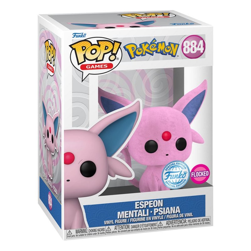 Pokemon POP! Games Vinyl Figure Flocked Espeon (9 cm)