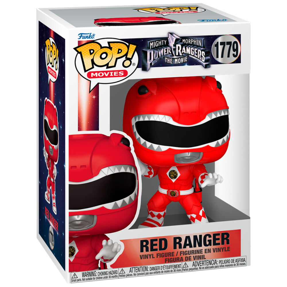Funko POP! Movies: Mighty Morphin Power Rangers – The Movie – Red Ranger 9 cm