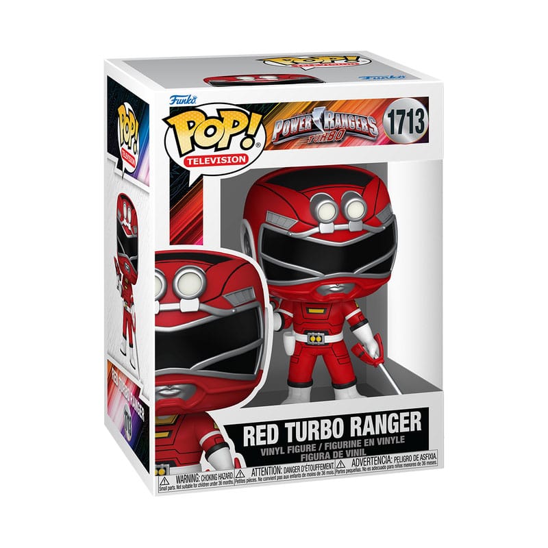 Power Rangers Generations POP! Movies Vinyl Figure – Turbo Red Ranger (Tommy) – 9 cm