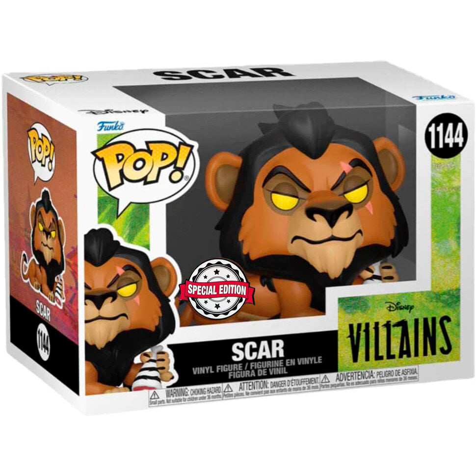 Disney Villains The Lion King POP figure, Scar Exclusive