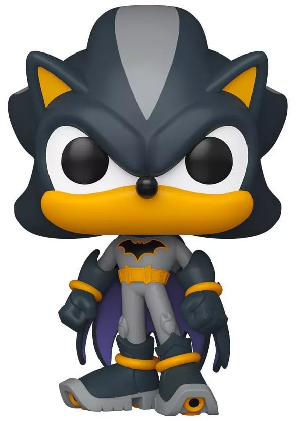 JLA & Sonic POP! Heroes Vinyl Figure – Shadow as Batman – 9 cm