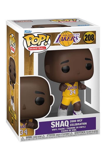 NBA Legends POP! Sports Vinyl Figure – Lakers Shaq ('00 WCF Celebration) – 9 cm