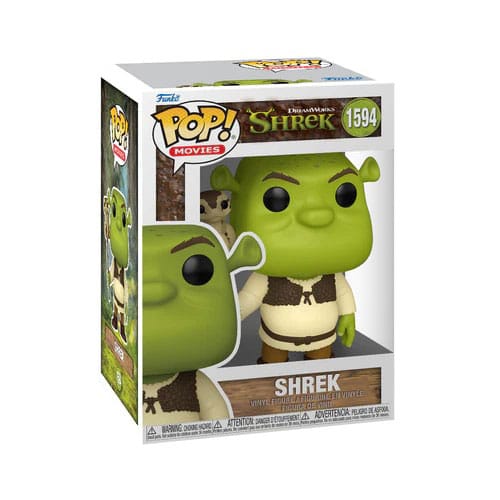 Shrek POP! Movies Vinyl Figure – 30th Anniversary Shrek with Snake – 9 cm