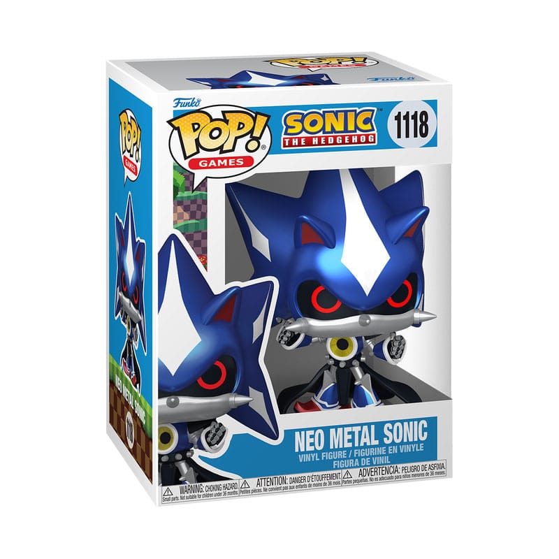 Sonic the Hedgehog POP! Games Vinyl Figure – Neo Metal Sonic (MT) – 9 cm