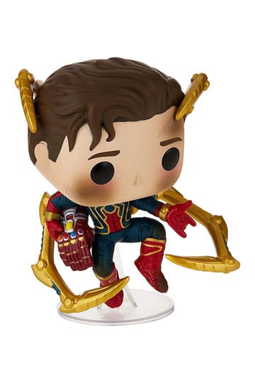 Avengers: Endgame POP! Movies Vinyl Figure – Unmasked Spider-Man – 9 cm