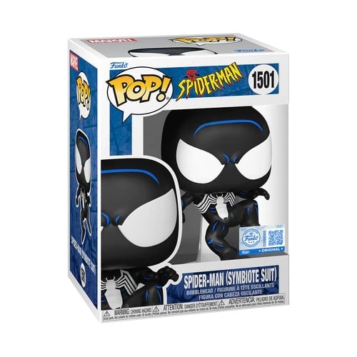 Spider-Man POP! Marvel Vinyl Figure – Black Suit Spidey – 9 cm