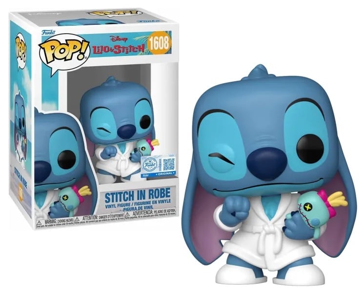 Lilo & Stitch POP! Disney Vinyl Figure – Stitch in Robe – 9 cm