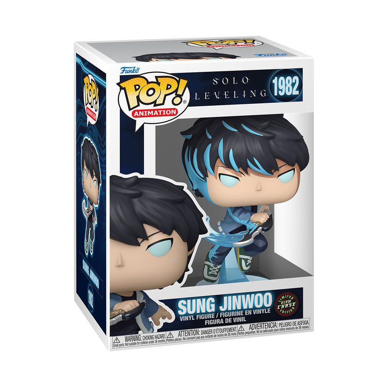 Solo Leveling POP! Animation Vinyl Figure – Sung Jinwoo Chase – 9 cm