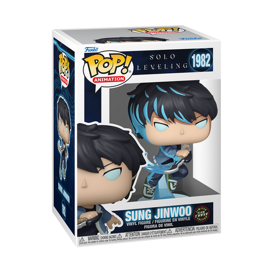 Solo Leveling POP! Animation Vinyl Figure – Sung Jinwoo Chase – 9 cm