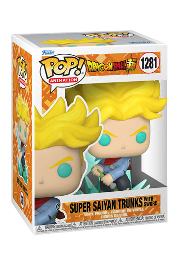 Dragon Ball Super POP! Animation Vinyl Figure – SS Trunks w/ Sword – 9 cm
