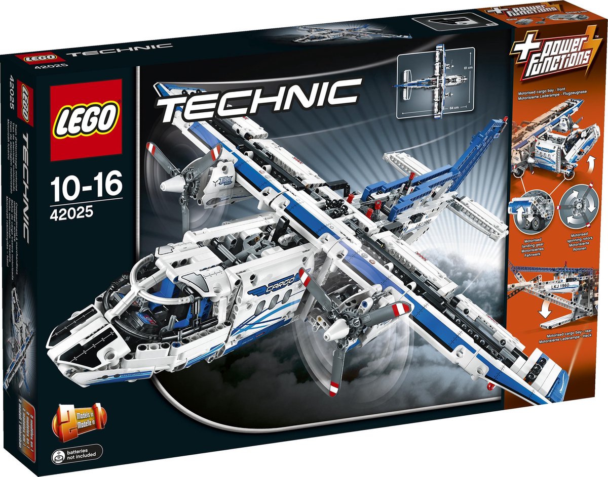 Lego Technic set Vrachtvliegtuig - 42025