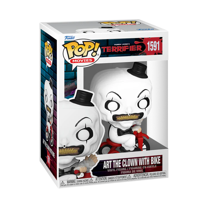 Funko POP! Movies: Terrifier – Art the Clown with Bike 9 cm