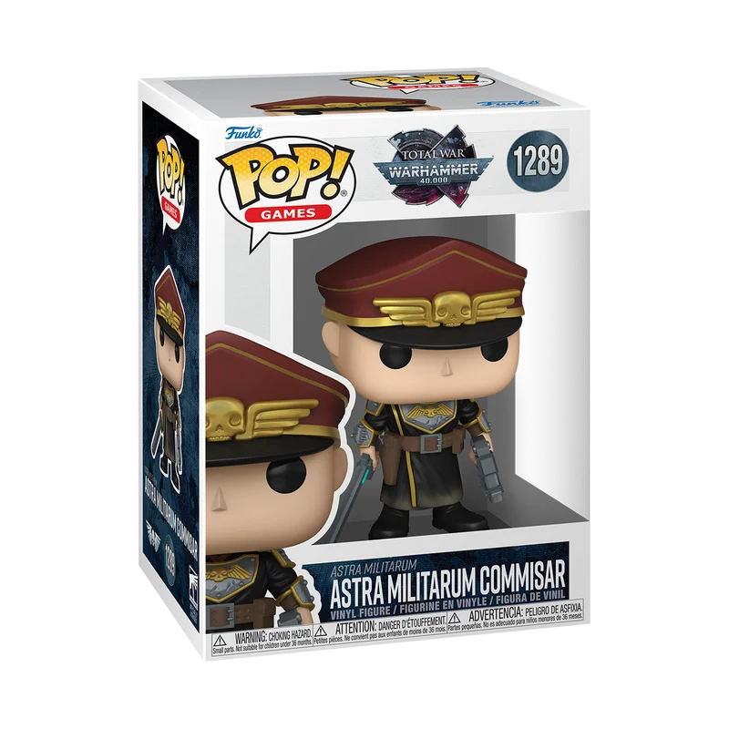 Funko POP! Games – Warhammer 40K: Astra Militarum Commisar (N° 1289)