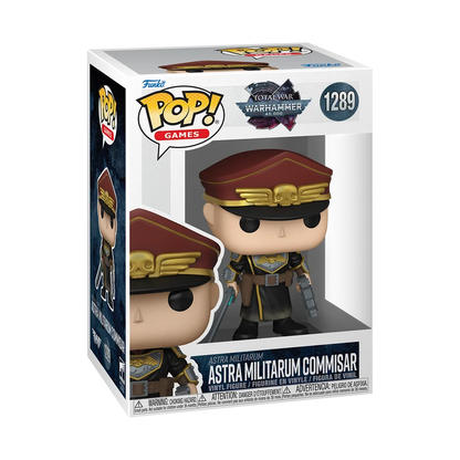 Funko POP! Games – Warhammer 40K: Astra Militarum Commisar (N° 1289)