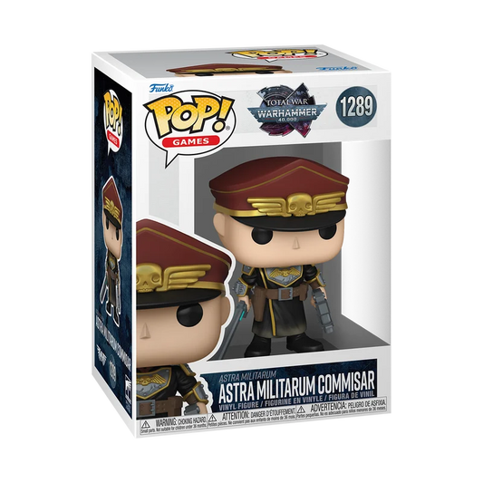 Funko POP! Games – Warhammer 40K: Astra Militarum Commisar (N° 1289)