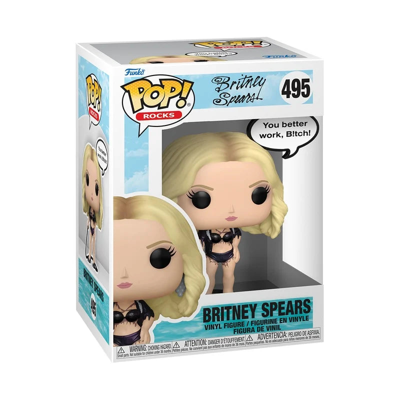 Britney Spears POP! Rocks Vinyl Figure – “You Better Work, Bitch!” – No. 495