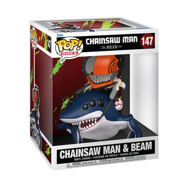 CHAINSAW MAN – POP Rides Deluxe - Chainsaw Man & Beam - N° 147