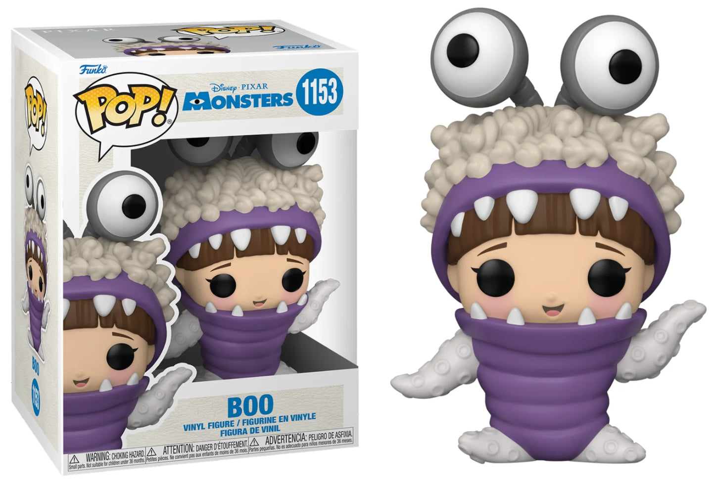 MONSTERS INC 20TH - POP - Boo w/Hood Up - No. 1153