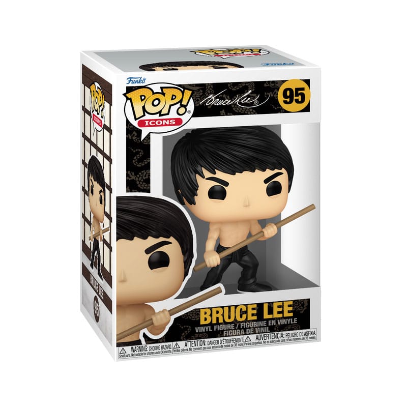 Bruce Lee POP! Icons Vinyl Figure – Bruce Lee (Dynamic) – 9 cm