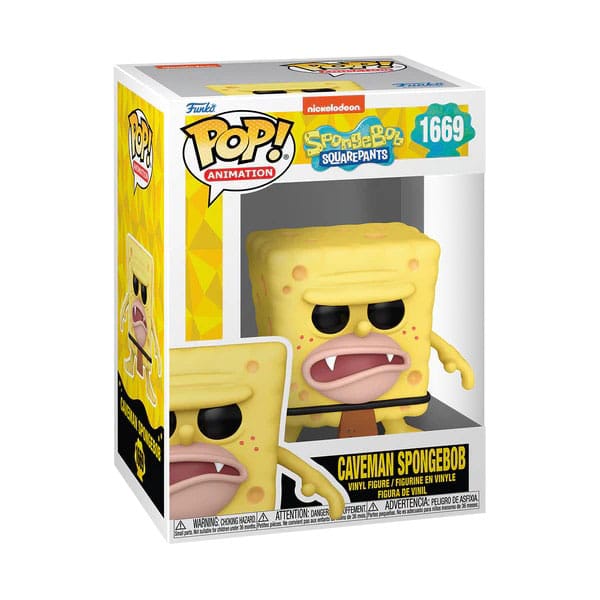 SPONGEBOB SQUAREPANTS 25th ANNIVERSARY – POP! Vinyl Figure – Caveman SpongeBob – 9 cm