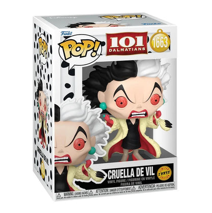 101 Dalmatians POP! Disney Vinyl Figure – Cruella De Vil – Chase – No. 1663