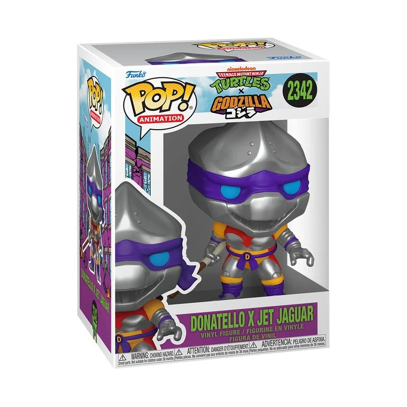 GODZILLA x TEENAGE MUTANT NINJA TURTLES - POP Animation - Donatello x Jet Jaguar - N° 2342