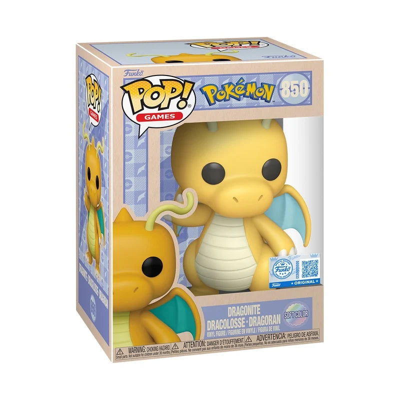 Funko POP! Games – Pokémon: Dragonite (Soft Color) (N° 850)