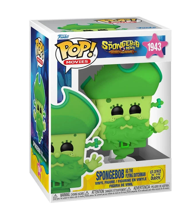 The SpongeBob Movie POP! Movies Vinyl Figure – Bob Flying Dutchman (GITD) – No. 1943