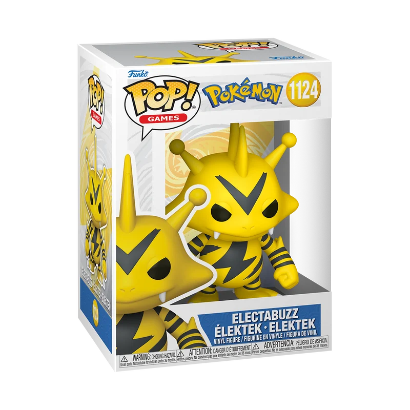 Pokémon POP! Games Vinyl Figure – Electabuzz – No. 1124