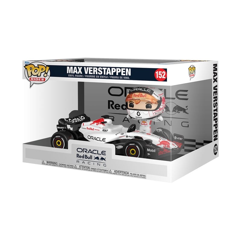 Funko POP! Ride Super Deluxe – Red Bull: Max Verstappen (White) (N° 152)