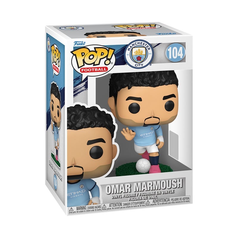 Funko POP! Football – Manchester City: Omar Marmoush (N° 104)