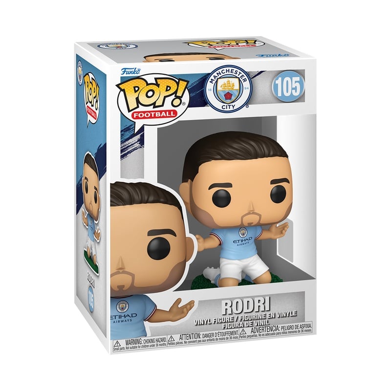 Funko POP! Football – Manchester City: Rodri (N° 105)