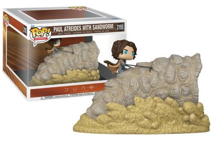 Funko POP! Moments – Dune 3: Paul Atreides with Sandworm (N° 2155)
