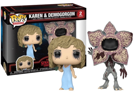 Funko POP! TV – Stranger Things: Karen & Demogorgon (2-Pack)