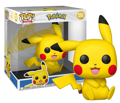 Funko POP! Jumbo – Pokémon: Pikachu (Sitting) (N° 1268)