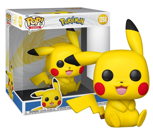 Funko POP! Jumbo – Pokémon: Pikachu (Sitting) (N° 1268)