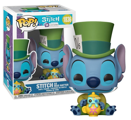 Funko POP! Disney – Lilo & Stitch: Stitch as Mad Hatter (N° 1836)