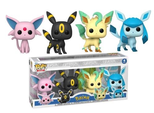 Funko POP! Games – Pokémon: 4-Pack Eevee (Elemental Evolutions)
