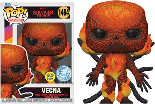 Stranger Things POP! Television Vinyl Figure Vecna (Glow In The Dark) Special Edition 9 cm