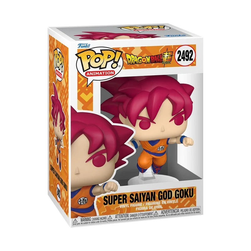 Funko POP! Animation – Dragon Ball Super: Super Saiyan God Goku (N° 2492)