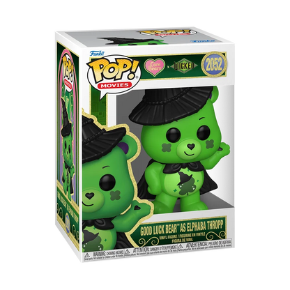 Funko POP! Movies – Care Bears x Wicked: Good Luck Bear as Elphaba Thropp (N° 2052)