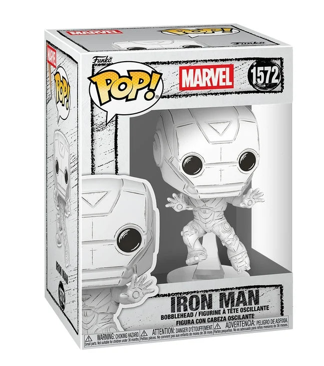 Marvel Sketched POP! Vinyl Figure – Iron Man – No. 1572