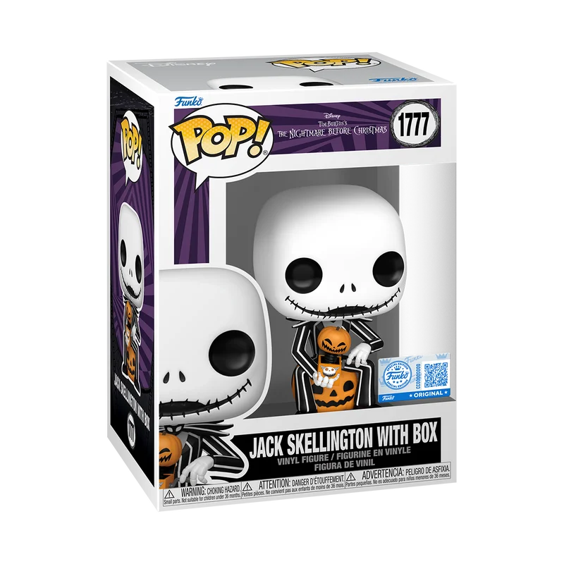 Funko POP! Disney – The Nightmare Before Christmas: Jack with Box (N° 1777)