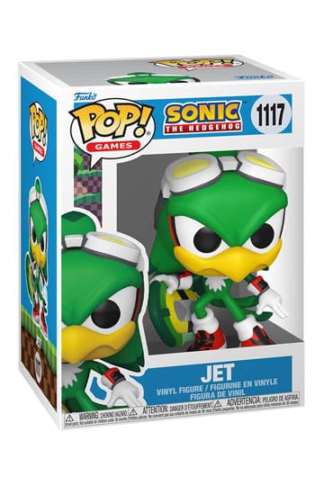Sonic the Hedgehog POP! Games Vinyl Figure – Jet the Hawk w/Board – 9 cm