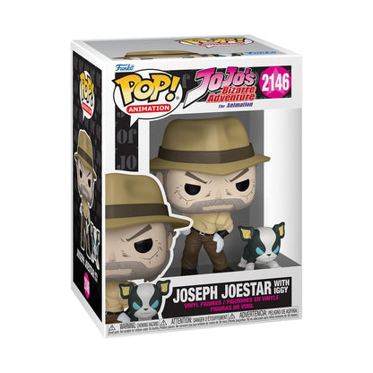 JoJo's Bizarre Adventure POP! & Buddy Animation Vinyl Figures – Joseph & Iggy – 9 cm