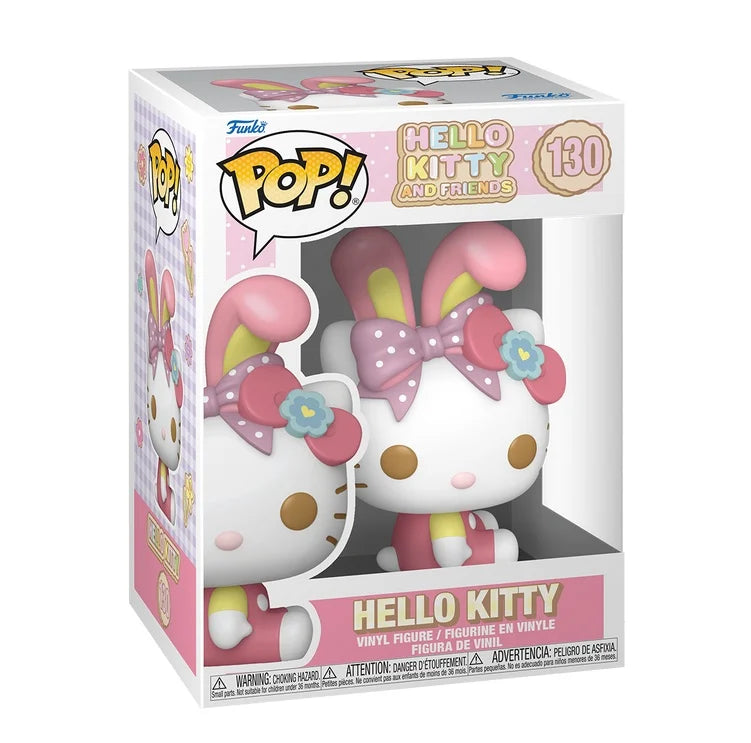Hello Kitty Spring POP! Sanrio Vinyl Figure – Hello Kitty with Bunny Ears – No. 130