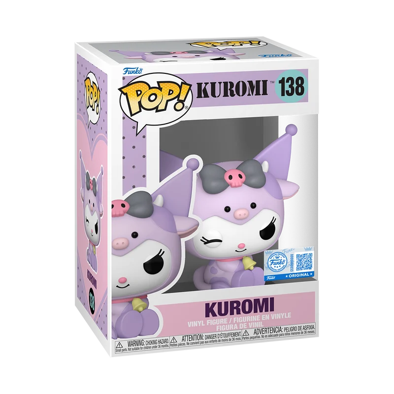 Hello Kitty POP! Sanrio Vinyl Figure – Kuromi in Cow Cosplay – No. 138