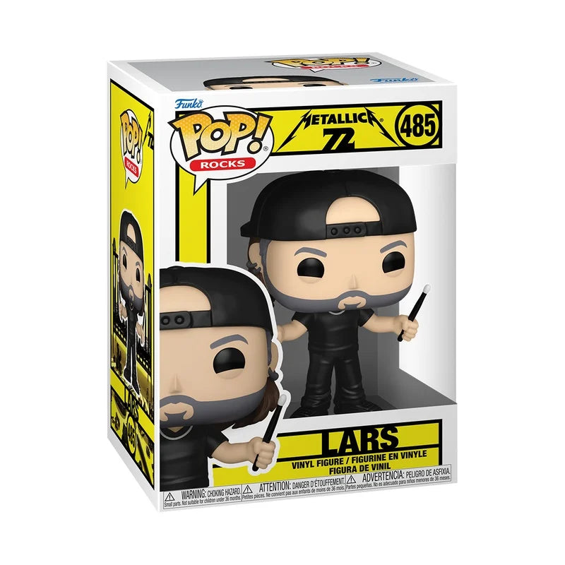 Metallica POP! Rocks Vinyl Figure – Lars (72S) – No. 485