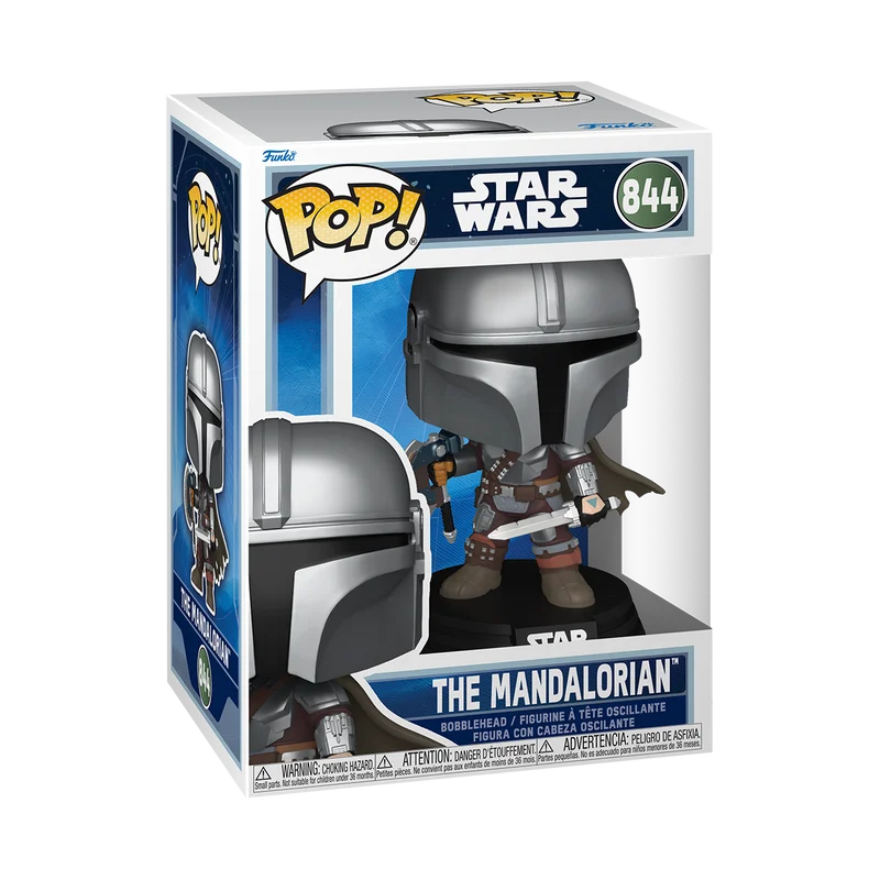MANDALORIAN & GROGU - POP Star Wars - The Mandalorian Dual Wield - N° 844